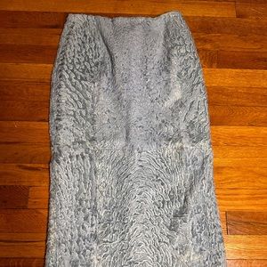 Vintage Dolce & Gabbana Shearling skirt size 4 Vintage